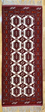 LT703- Håndknyttet Løper (Teppe)- 82X203