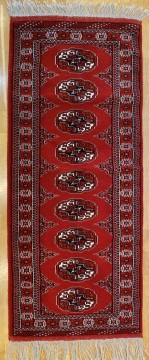LT704- Håndknyttet Løper (Teppe)- 84 X 206